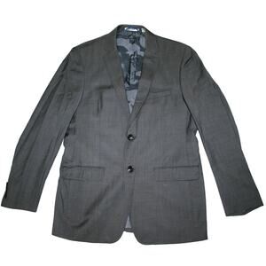 DKNY Mens Gray Blazer Size 42L